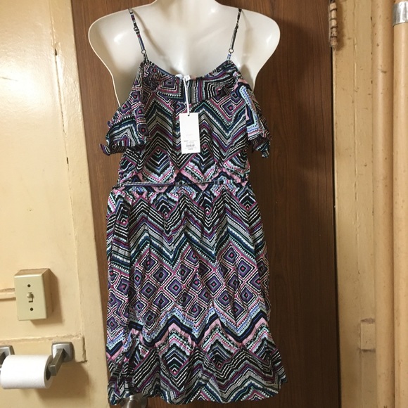 Colorful Geometric Pattern Dress - Picture 6 of 8